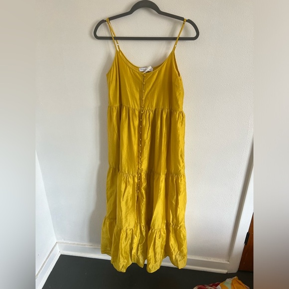Endless Rose Tiered Yellow Dress, size medium - Picture 3 of 6